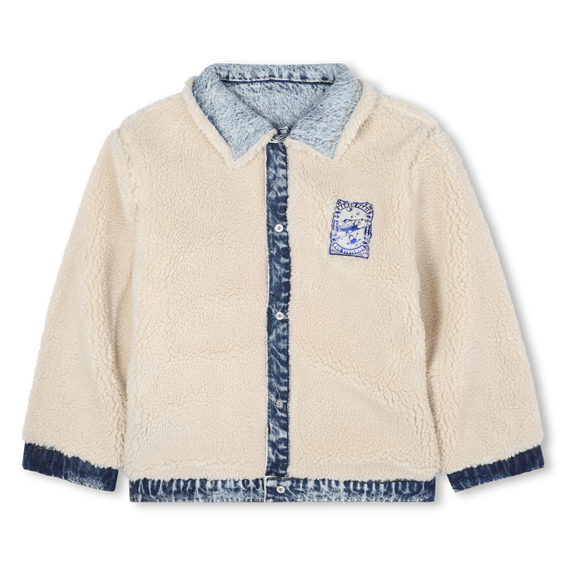 Reversible jacket with snaps KENZO KIDS 
                    BOY