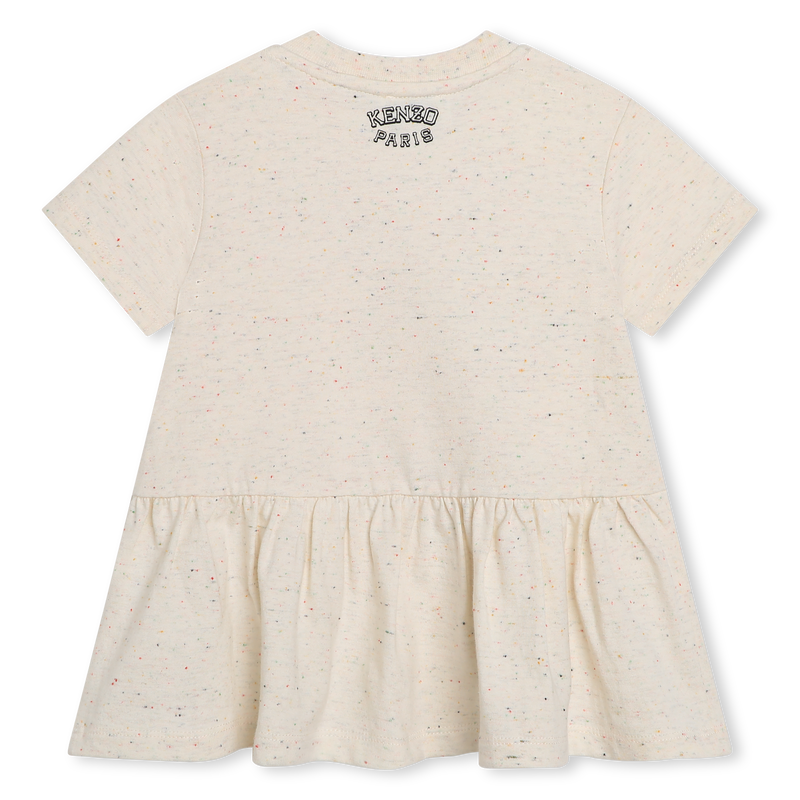 Short-sleeved cotton dress KENZO KIDS 
                    GIRL