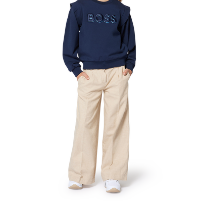 Embroidered sweatshirt BOSS GIRL
