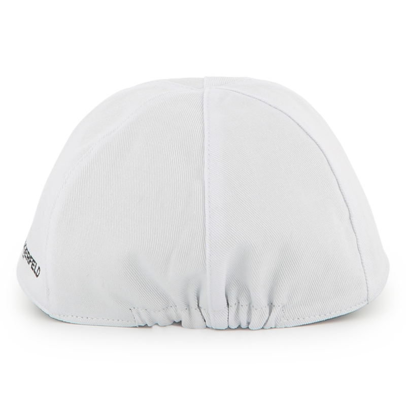 Reversible cotton cap KARL LAGERFELD KIDS 
                        BOY