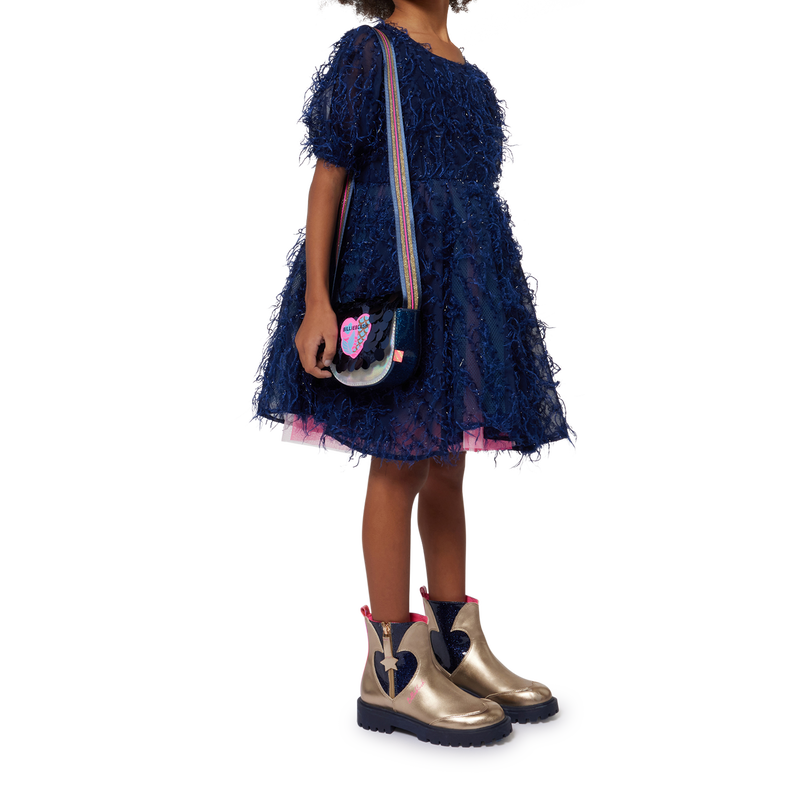 Sequined Zip-Up Ankle Boots BILLIEBLUSH 
                        GIRL