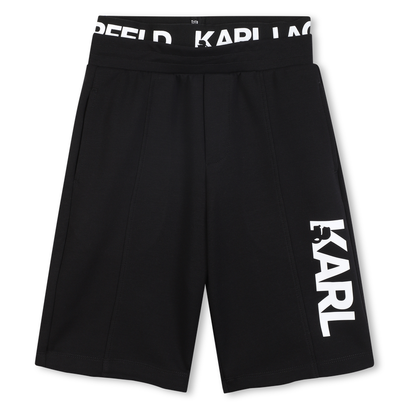 Bermuda shorts in double jersey KARL LAGERFELD KIDS 
                        BOY