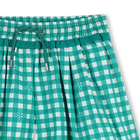 Gingham Print Shorts KIDS AROUND 
                    GIRL