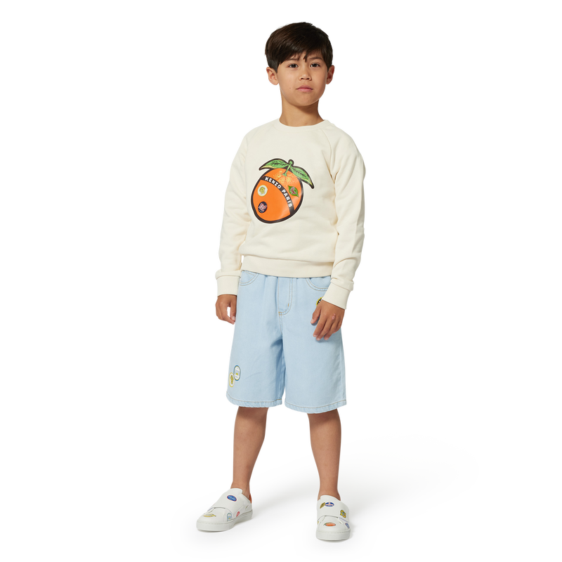 Embroidered Bermuda shorts KENZO KIDS 
                        BOY