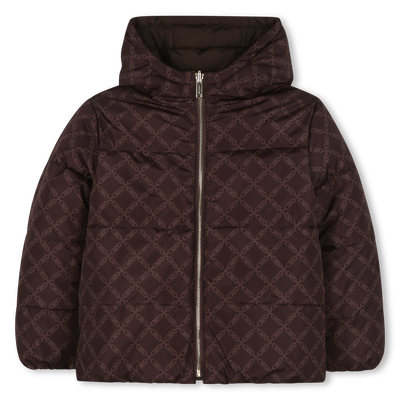 Reversible hooded puffer jacket MICHAEL KORS GIRL