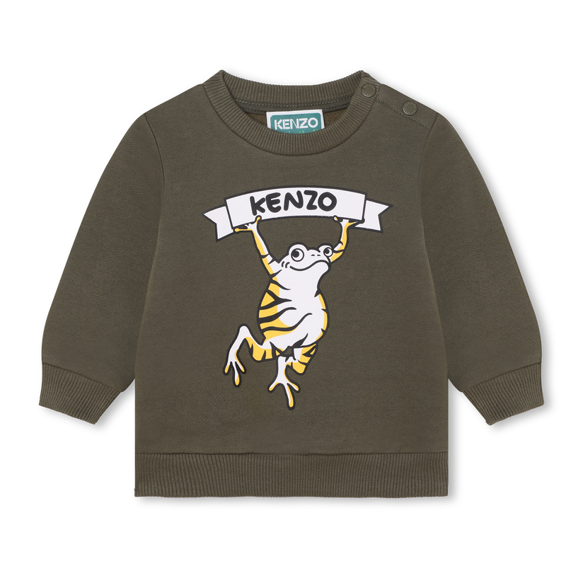 KENZO KIDS Brushed fleece sweatshirt