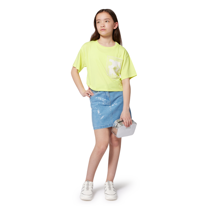 Wide short-sleeved T-shirt DKNY 
                        GIRL