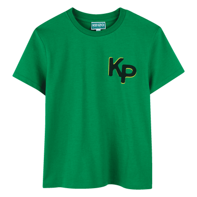 Short-sleeved cotton T-shirt KENZO KIDS BOY
