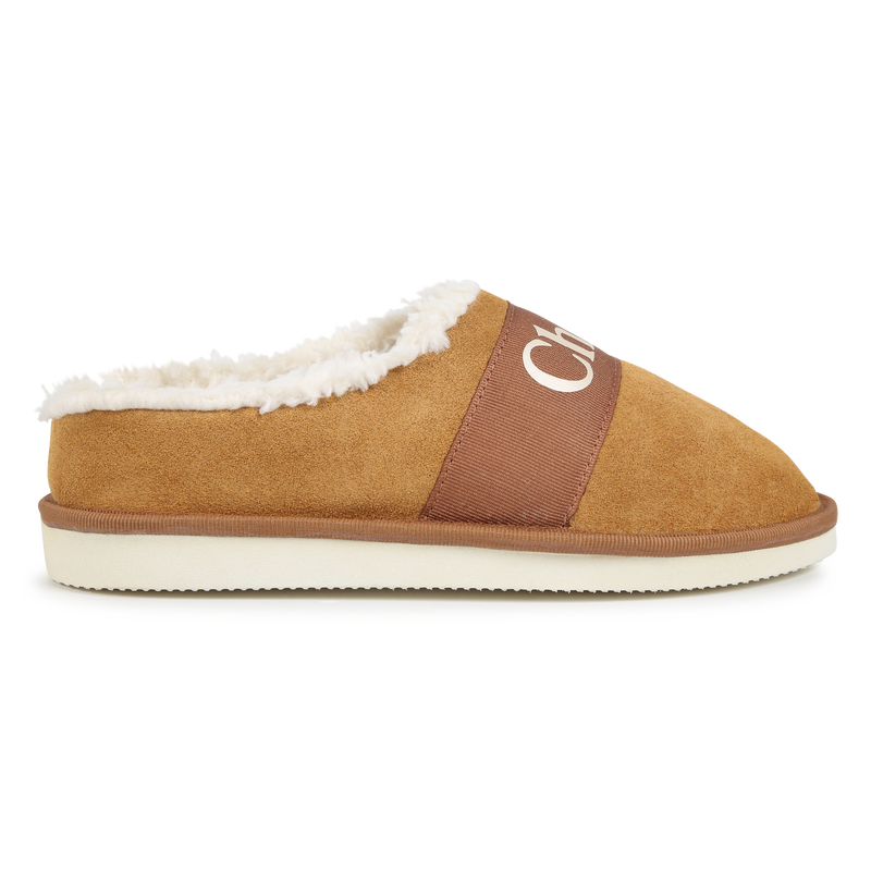 Suede Slippers CHLOE 
                    GIRL
