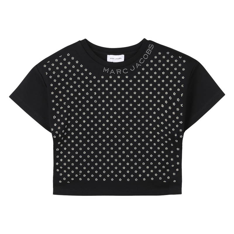 Cotton top with diamant&eacute;s MARC JACOBS 
                        GIRL