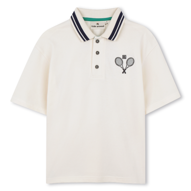 Short-Sleeved Polo Shirt KIDS AROUND 
                        BOY