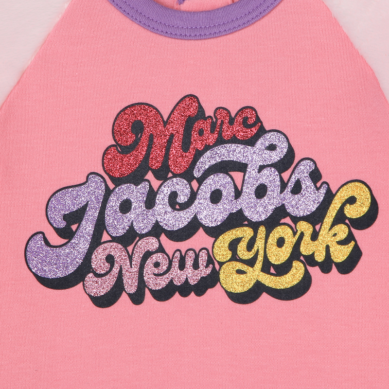 Cotton and fleece onesie MARC JACOBS 
                    UNISEX