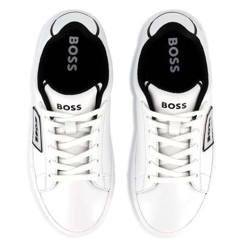 Cowhide leather sneakers BOSS 
                    BOY