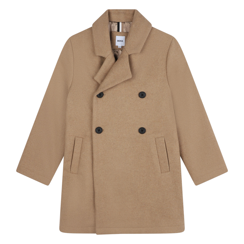 Lined Wool-Blend Coat BOSS 
                    GIRL