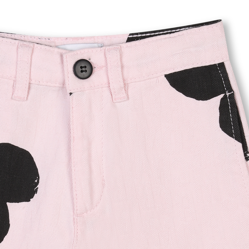 Printed cotton shorts MARC JACOBS 
                        GIRL