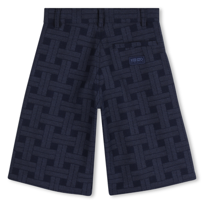 Jacquard Pattern Bermudas KENZO KIDS BOY