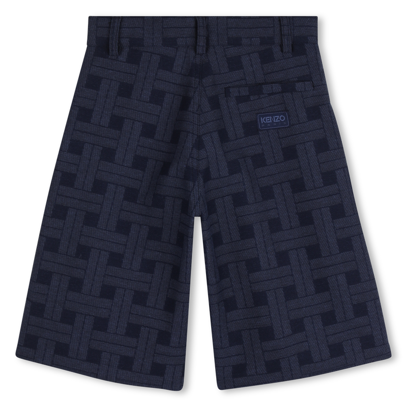 Jacquard Pattern Bermudas KENZO KIDS 
                        BOY