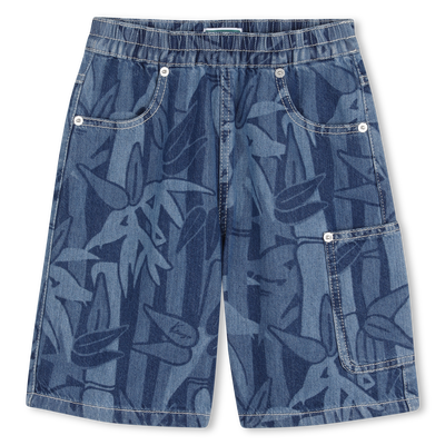DENIM BERMUDA SHORTS KENZO KIDS BOY