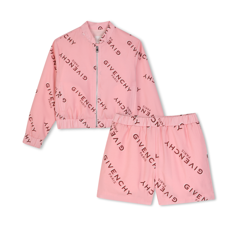 Cardigan and shorts set GIVENCHY 
                        GIRL