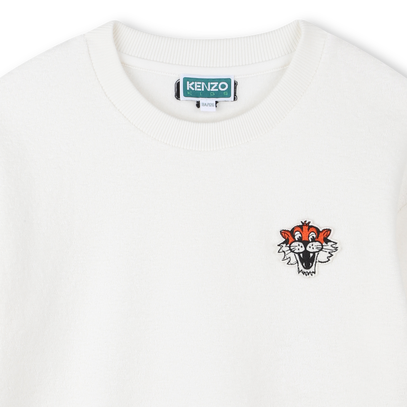 Fleece sweatshirt with a terry look KENZO KIDS 
                    BOY
