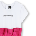 Taffeta special occasion dress KARL LAGERFELD KIDS 
                    GIRL