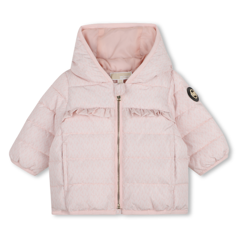 Hooded down jacket MICHAEL KORS 
                        GIRL