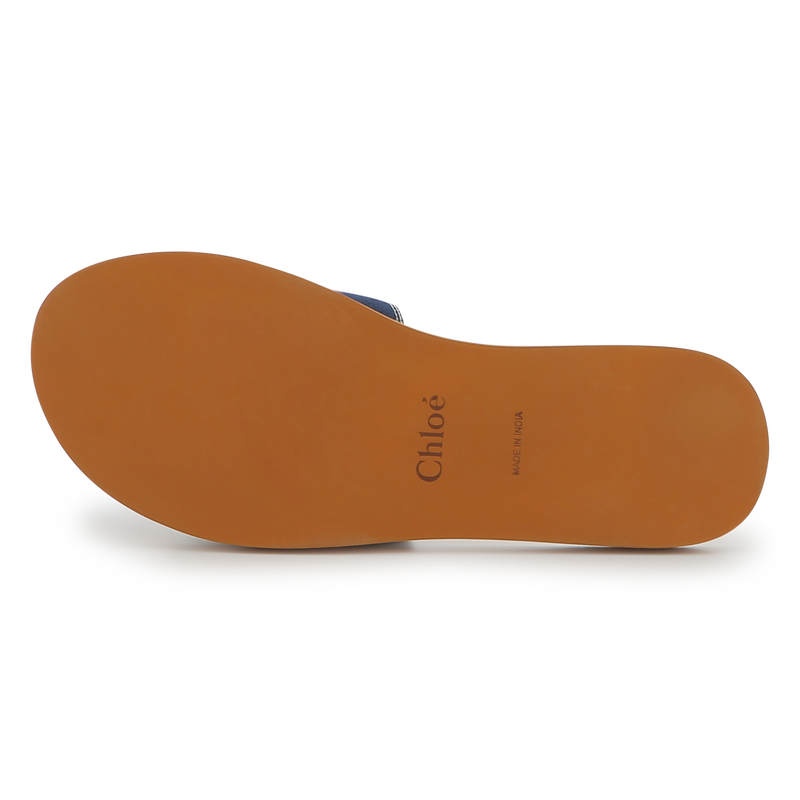 Fabric logo slides CHLOE 
                    GIRL