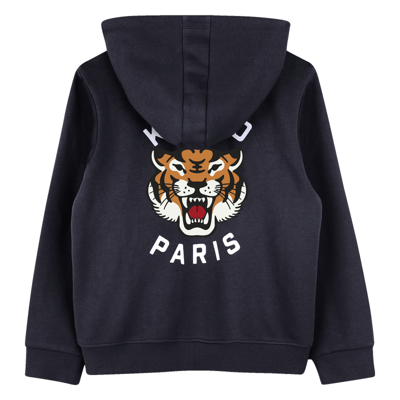 Fleece tracksuit cardigan KENZO KIDS 
                        BOY