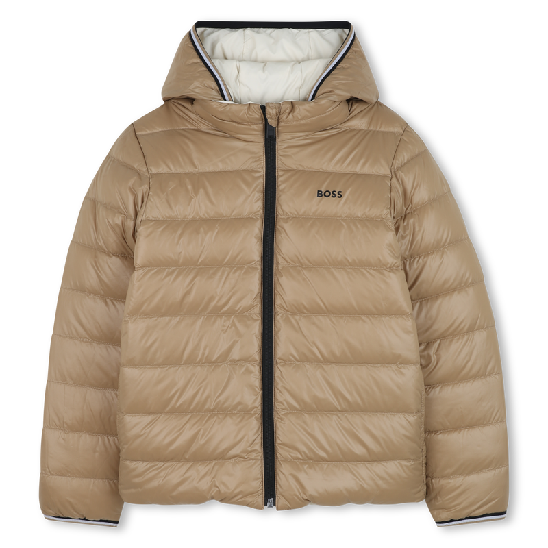 Reversible hooded down jacket BOSS 
                        BOY