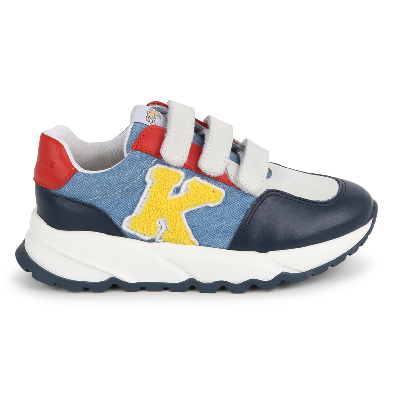 Leather Velcro sneakers KENZO KIDS 
                    UNISEX