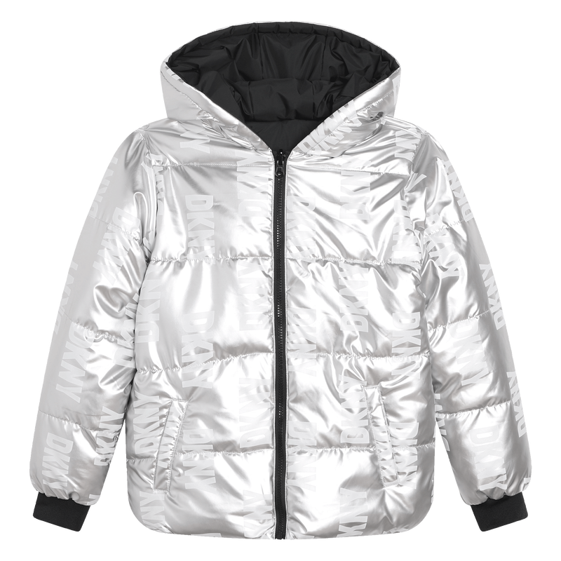 Donna karan reversible down outlet coat