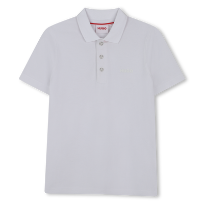 Short-sleeved piqu&eacute; polo shirt HUGO BOY