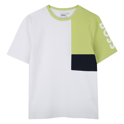 Cotton Piqu&eacute; T-Shirt BOSS BOY
