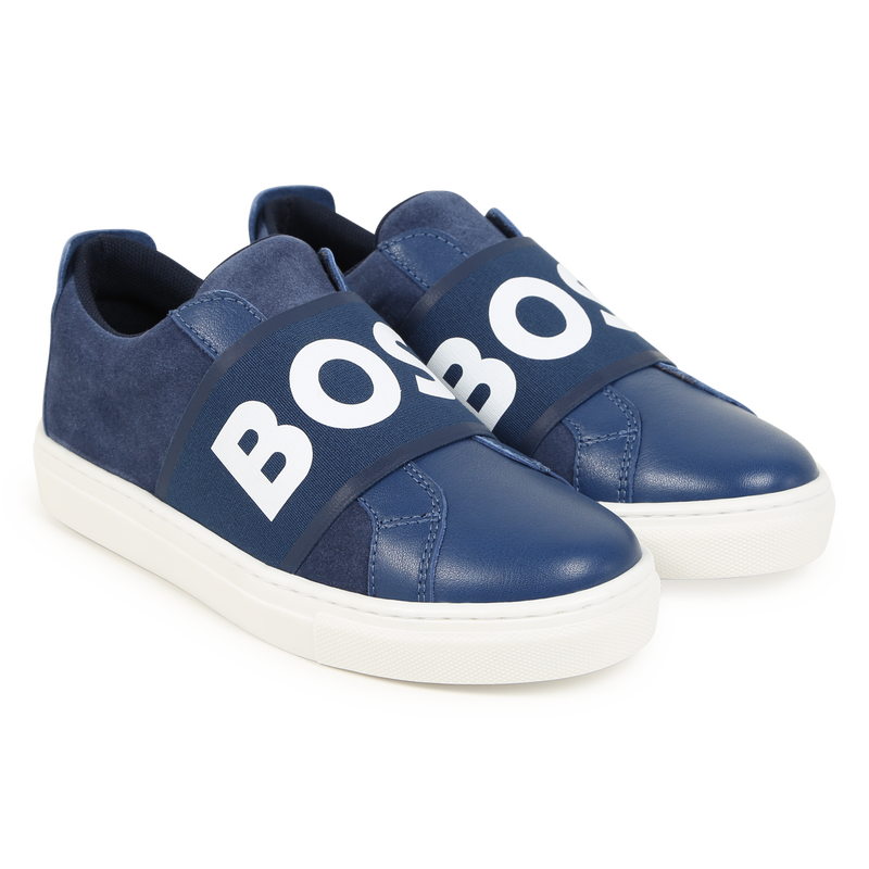 Leather Slip-On Sneakers BOSS 
                    BOY
