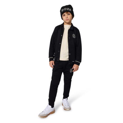 Knitted hat with logo BOSS BOY