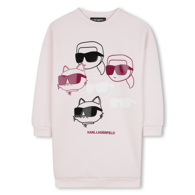 Long sleeve dress KARL LAGERFELD KIDS 
                        GIRL