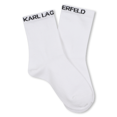 Jacquard socks KARL LAGERFELD KIDS UNISEX