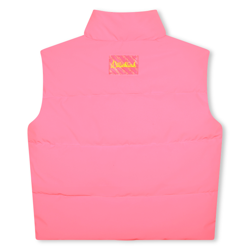 Pink puffer vest