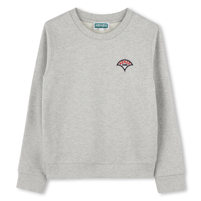 Embroidered cotton sweatshirt KENZO KIDS BOY