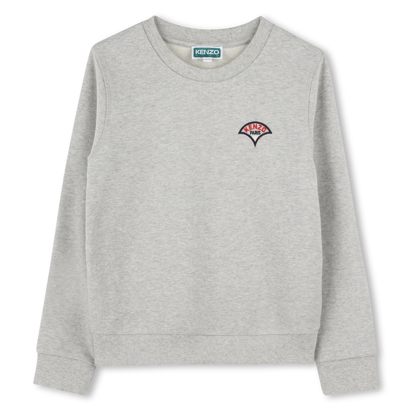 Embroidered cotton sweatshirt KENZO KIDS 
                        BOY