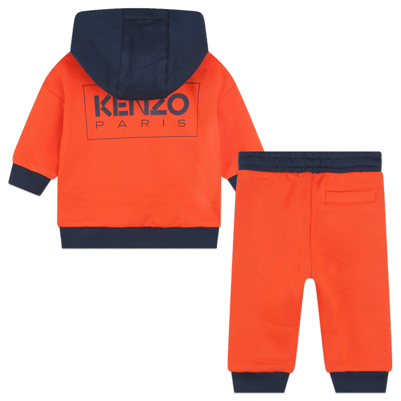 Red kenzo tracksuit sales