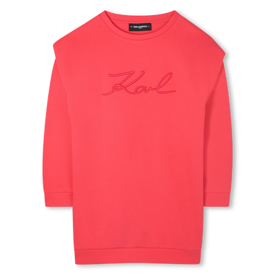 Long sleeve dress KARL LAGERFELD KIDS GIRL