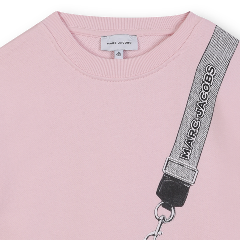 Cotton fleece dress MARC JACOBS 
                    GIRL
