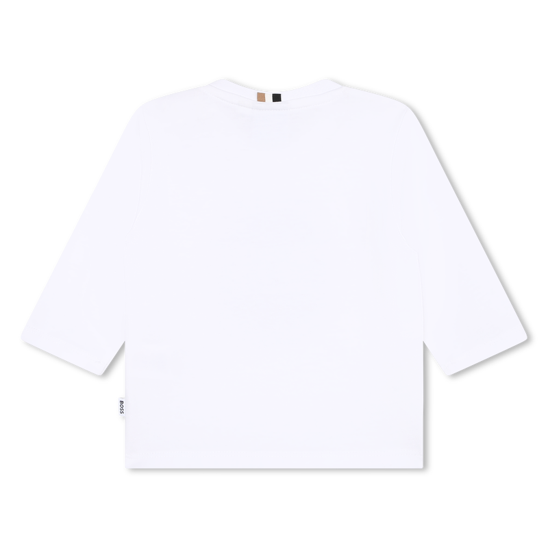 Cotton t-shirt with logo BOSS 
                    BOY