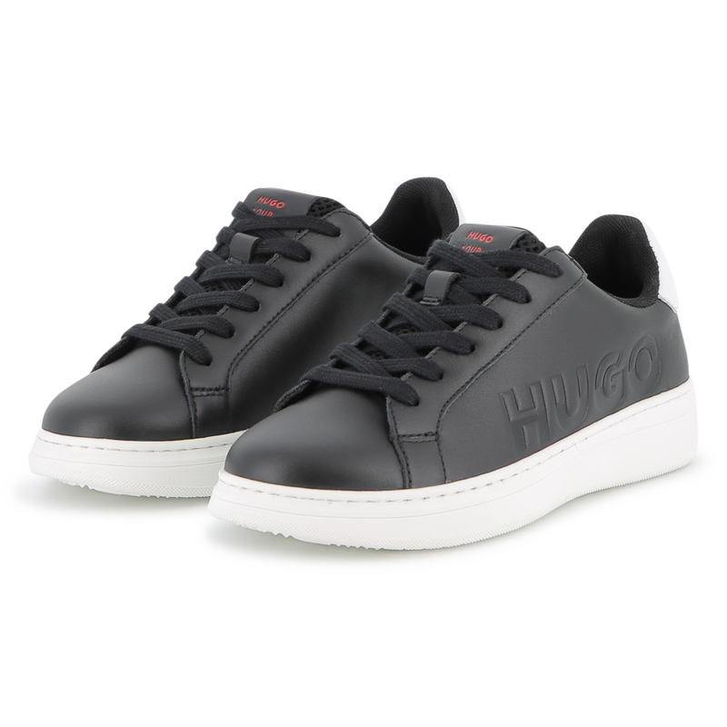 Cowhide leather sneakers HUGO 
                    BOY