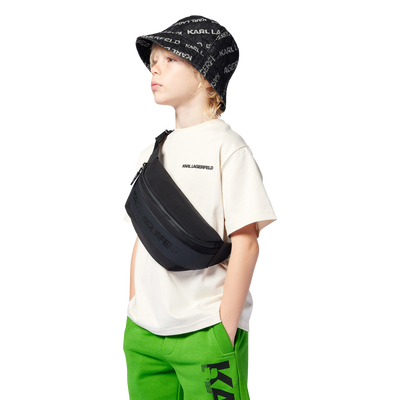 Belt bag with KARL badge KARL LAGERFELD KIDS BOY