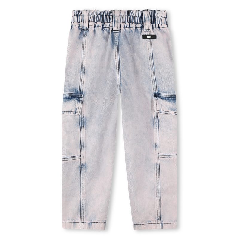 Cotton cargo jeans DKNY 
                    GIRL
