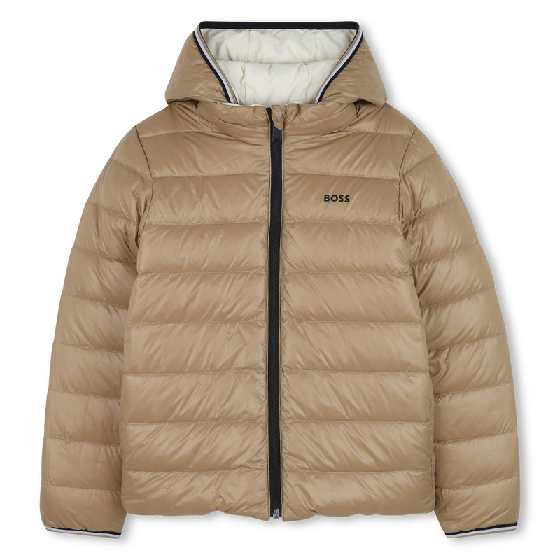 Reversible hooded down jacket BOSS 
                        BOY