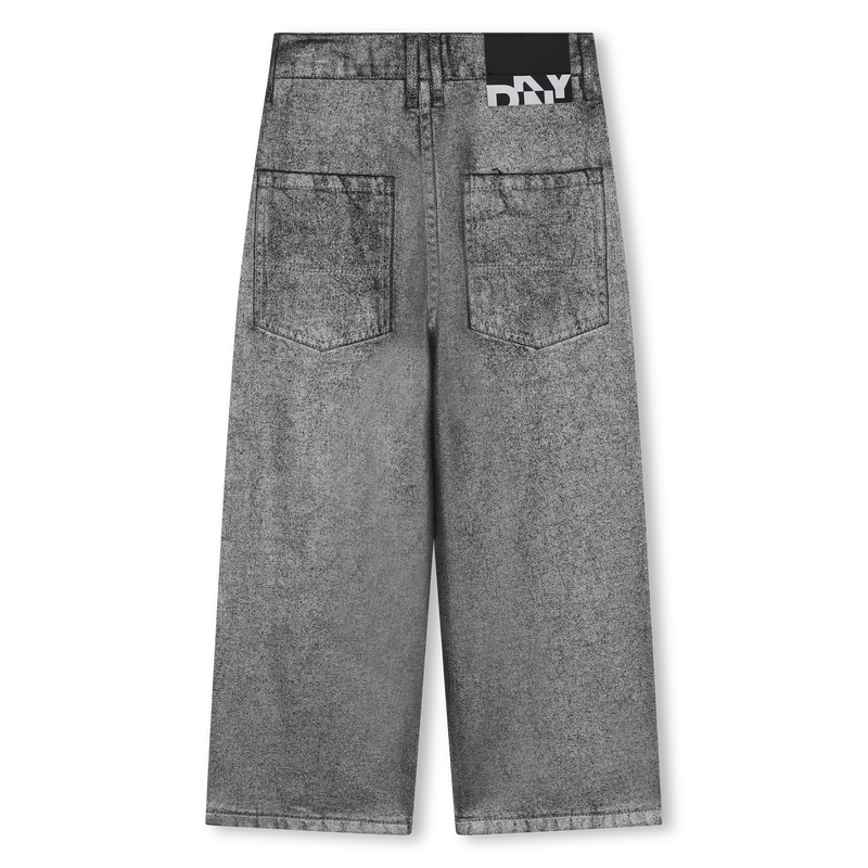 Wide-Leg Cotton Jeans DKNY 
                    GIRL