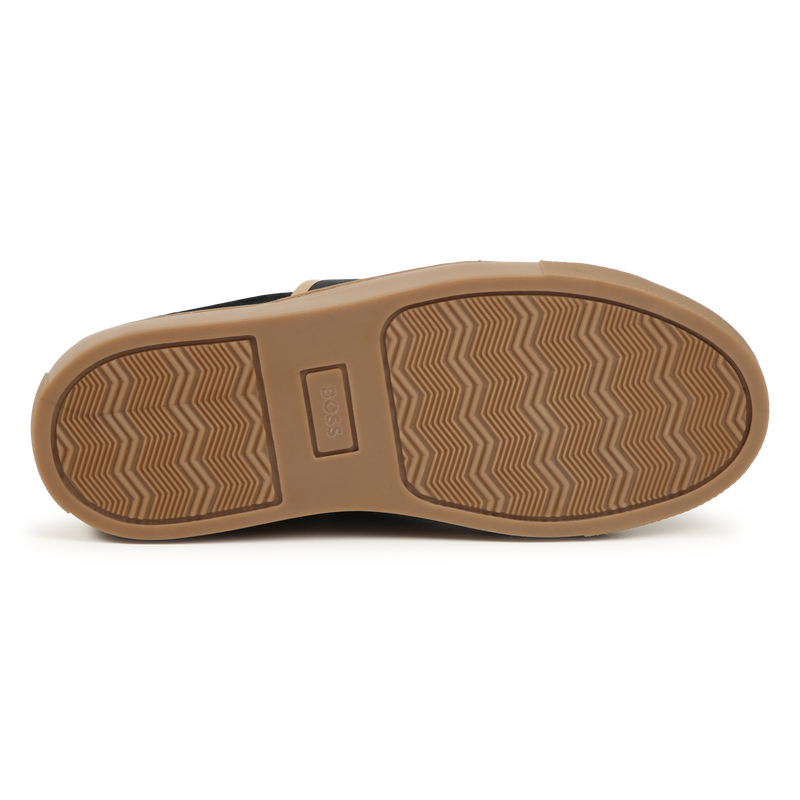 Leather Slip-On Sneakers BOSS 
                    BOY